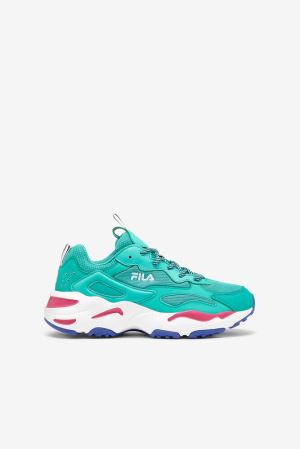 FILA Ray Tracer Sneakers Green / White,Kids Shoes | CA.YBWEHC816